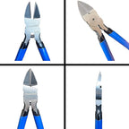 Wire Cutters 6 Pack, KAIHAOWIN 6 inch Dikes Small Wire Cutters Flush Cutters Wire Snips Clippers Diagonal Cutters Side Cutters Cutting Pliers for Crafting