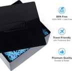8 Puzzle Sorting Trays with Lid 8" x 8" - Jigsaw Puzzle Accessories Black Background Makes Pieces Stand Out to Better Sort Patterns, Shapes and Colors | for Puzzles Up to 1500 Pieces