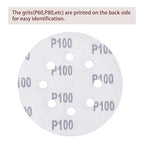 150pcs 100 Grit Sanding Discs, 5-Inch 8-Hole Sandpaper, for Woodworking or Automotive