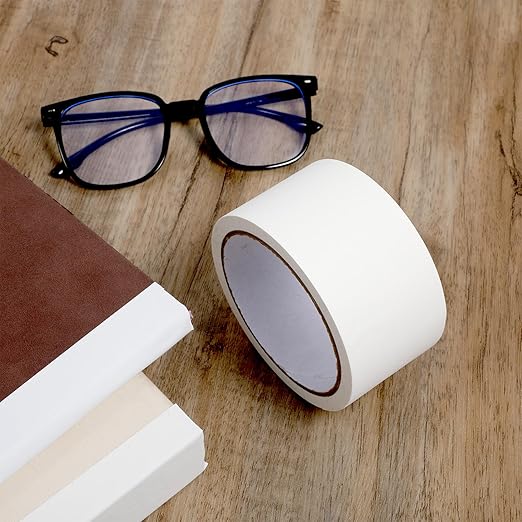 Book Repair Tape, White Cloth Bookbinding Repair Tape Archival Document Repairs Tapes 2 Inch by 33 Feet Self Adhesive Matte Book Binding Tapes for Repairs Paper, Ephemera, Photos, Print and Artwork