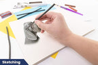 Pacific Arc Artist Vine Charcoal, Soft, Black 12 Pieces, Artist Vine Charcoal Sticks, Extra Soft and Smooth Drawing Charcoal