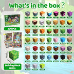 300 PCS Magnetic Blocks - Magnetic Building Blocks, Stacking Magnetic Blocks for Kids, Sensory Toy for STEM Montessori for Kids 3+ Boys and Girls Christmas Birthday Gifts
