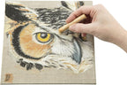 Senso Clear Primed Linen Panels - 9x12-3 Pack of Panels for Painting Oils, Acrylics, Pastels and More