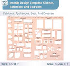 Mr. Pen- House Plan, Interior Design and Furniture Templates, Drafting Tools and Ruler Shapes for Architecture - Set of 3