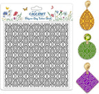 CHGCRAFT Teardrop Polymer Clay Texture Sheets Repeating Seamless Pattern Silicone Texture Stamp Line Art Modeling Pattern Pad for Jewelry and Clay Earrings Tools, 5.5x5.5 inch