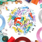DOITEM 31 Yards 10 Pieces Sewing Zippers #3 Nylon Coil Zippers Assorted Zipper for Sewing with 40 Zipper Sliders for Tailor Sewing Crafts Supplies, 10 Color