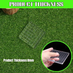 2Pcs Clear Stamp Blocks Set, 3 x 3 Inch Square Acrylic Blocks for Stamping With Grid Lines - Scrapbooking Crafts Tools