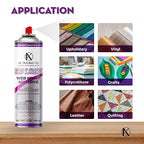 AK TRADING CO. Professional Quality General Multipurpose Spray Adhesive, 12-Ounce for Acoustic Panels & Craft Upholstery Foam Adhesive & Fabric Glue