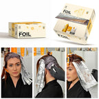 GK Hair Pop-up Foil with Box of 250 Sheets for Hairs Coloring – Premium Silver Aluminum Foil for Hair Highlighting, Coloring, and Dyeing