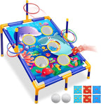 Animal Bean Bag Toss Game Toy Outdoor Toss Game, Family Party Party Supplies for Kids, Gift for Boys Birthday or Christmas for Toddlers Ages 3 4 5 6 Year Old