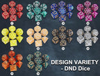 CiaraQ DND Dice Sets- 26 X 7 Polyhedral Dice (182pcs) with a Large Drawstring Bag, Multi-Color Engraved Gaming Dice for Dungeons and Dragons, Role Playing Table Game.