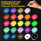 SFAIH Liquid Chalk Markers - 24 Colors 0.7-1mm Fine Tip, Non-Toxic Chalk Pens for Chalkboard Calendar, Acrylic, Glass, Menus, Labels, Signs, Wet Wipe, Zero Dust, Ideal for Home, Business or Bistro