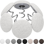 12 Colors Fabric Covered Button Twist Pins Dust Ruffle Pins- for Sofa，Upholstery，Armchair Caddies, Armrest Covers,Bed Skirts, Slipcovers, Headliners (Rice White, 24)