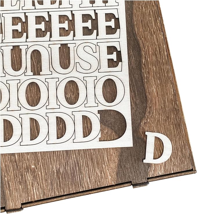 706 Pieces 1 Inch Wood Alphabet Letters Wooden Numbers Mini Capital & Lowercse Letters with Rustic Storage Box for Home Decor Spelling Education Homemade Crafts Party Gifts