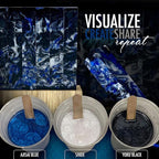 Eye Candy Pigments Premium Blue Mica Powder - Ajisai Blue (50gr) - for Epoxy, Resin, Soap, Paint, Woodworking, Acrylic Pouring, Bath Bombs, Fishing Lures - DIY Arts and Crafts Additive
