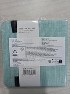 Lightwish Square Watercolor Journal,100% Cotton,300gsm/140lb,Acid-Free,24 Sheets Hot Press Watecolor Sketchbook for Artists Adults Students,4.7 * 4.7 Inches(Light Green)