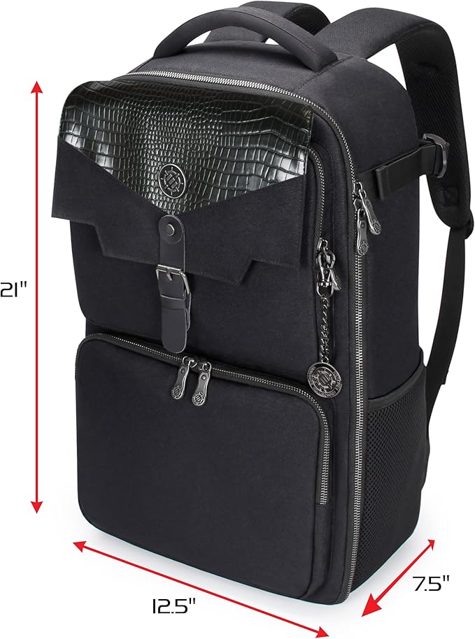 ENHANCE MTG Backpack TCG Card Storage - TCG Backpack for Deck Boxes, Sleeved Cards, Playmats, MTG Accessories