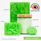 Eye Candy Pigments Premium Green Mica Powder - Sibafu Green (50gr) - for Epoxy, Resin, Soap, Paint, Woodworking, Acrylic Pouring, Bath Bombs, Fishing Lures - DIY Arts and Crafts Additive