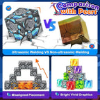 Magnetic Blocks -150 Magnetic Building Blocks STEM Toy, Stacking Mine Magnet World Craft Cubes for Kids, Game Gift for Boys Girls Age 3-5 5-7 4-8 8-12
