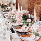 Artificial Flowers Foam Fake Roses 25pcs Light Pink Roses with Stems for Home Decor DIY Wedding Bouquets Party Bridal Shower Centerpieces Faux Flower Arrangements Tables Decorations