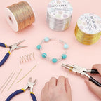 BENECREAT 9 10 12 15 17 18 20 Gauge Aluminum Wire (18 Gauge,492 FT) Anodized Jewelry Craft Making Beading Floral Colored Aluminum Craft Wire for Garden, Model Making - Copper Tone