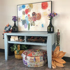 Dixie Belle Paint Company Chalk Finish Furniture Paint - Savannah Mist (32oz) - Matte Cloudy Blue Chic Chalk Mineral DIY Furniture Paint