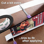 BookGuard 1-1/2 Inch Vinyl-Coated Cotton Cloth Bookbinding Repair Tape, 15 Yard Roll, White