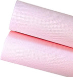 2 Sheets of Pink 11 Count Aida Cloth – 21 x 21 Inch Pre-Cut Fabric Squares – Cross Stitch Fabric – 100% Cotton – Ideal for Needlework & Embroidery – The Knotty Unicorn