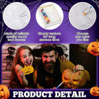 Zhanmai 12 Pack Pre Drawn Canvas for Painting Sip and Paint Kit 8" x 10" Paint Party Set Canvas Painting Pre Printed Canvases for Party Favor DIY Virtual Adult's Date Night(Halloween Ghost)