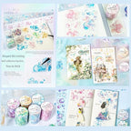 PET Tape Stickers for Journaling,6 Rolls Bubbles Tape for Scrapbooking,Journaling Supplies,Junk Journal,DIY Craft(Bubbles)
