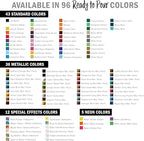 Pouring Masters Agave Green Metallic Pearl Ready to Pour Acrylic Pouring Paint - Premium 32-Ounce Pre-Mixed Fluid Acrylic Paint - Fluid Art Supplies for Canvas, Wood, Paper, Tile & Rocks