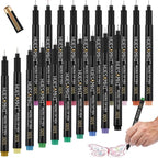 005 Micro Pen,20 Colors Waterproof Ink 0.20mm Fine Tip FineLiner Pens for Art Illustration,Sketching, Anime, Bullet journal,and Technical Drawing