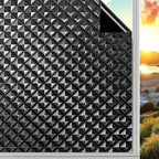 Qualsen Blackout Window Film, 𝟑𝐃𝐕𝐢𝐬𝐮𝐚𝐥𝐀𝐩𝐩𝐞𝐚𝐥 100% Light Sun Blocking Privacy Film for Glass Windows, Removable No Glue Black Out Window Tint for Home Day Sleep Garage 47.2×78.7inch