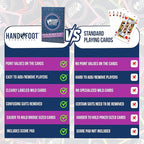 Hand & Foot Remastered 8 Player Edition – Card Game for Adults & Families