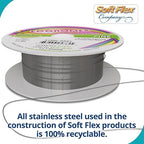 Soft Flex Econoflex Hobby Beading Wire - Fine Gauge 0.014-30 Feet No Lead Crafting Wire