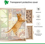 ALL4JIG 1500 Piece Rotating Puzzle Board with Drawers and Cover,25"x34"Portable Wooden Jigsaw Puzzle Table for Adults Portable,Lazy Susan Spinning Puzzle Boards Birthday Gift for mom