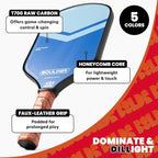 Boulder Carbon Fiber Pickleball Paddle | T700 Carbon Fiber | USAPA Approved, with Honeycomb Polymer Core | Pickleball Racket for Beginner & Experienced Players