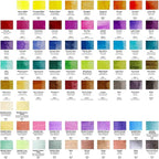 Mont Marte Watercolor Set Full Pan Signature 73pcs, Including 50 Bright and 22 Metallic Colors with Translucent Finish, Ideal for Artists, Hobbyists and Adults