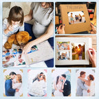 GOONAVI 15 Sheets 360 PCS Multicolor Acid-Free Photo Corners Notebook, Self-Adhesive Photo Corners for DIY Photo Album Journal, Photo Corner Stickers for Trip Journal Memory Book