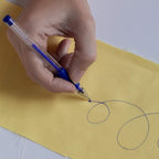 Madam Sew Heat Erasable Fabric Marking Pens for Sewing and Quilting | Fabric Markers for Sewing, Embroidery, Dressmaking with 4 Pens + 4 Refills | No Ghost Lines, Disappearing Ink for Precise Marking