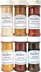 Pigment Earth Set 6 jars 4.5 fluid ounces
