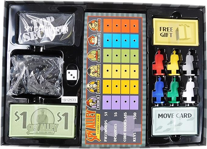 Spy Alley - Mensa Award-Winning Family Board Game - Trusted for 30+ Years - High Replayability & Fun for All Ages