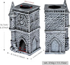 D&D Castle Dice Tower for All Dice Sizes, 3D Resin Rolling Trays, Fantasy Tabletop Game Accessories, Dragon Dice Tower Portable, Perfect for DND RPG, Gifts for Player (Dice Not Included)