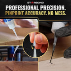 Starbond Medium Super Glue Pro Kit (2 oz) – Strong, Fast-Bonding CA Glue (Cyanoacrylate Adhesive) – with Clog-Resistant Cap, Microtips & Extra Nozzle for Quick Fixes, Woodworking, Hobby Models