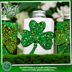 LEOBRO Green Glitter, 160g/5.64oz Holographic Chunky Glitter for Crafts, Resin, Nail Body, Tumblers, Party Decorations