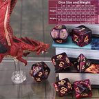 DND Dice Sets 30 x 7 (210pcs) Polyhedral RPG Dice for Dungeons and Dragons Tabletop Role Playing Adventure Games, with a Large Drawstring Bag