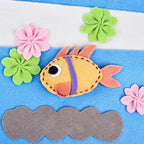 12 Rolls 8"x35"(20.5x90cm) 1.4mm Thick Soft Felt Fabric Sheet 12 Assorted Rainbow Series Colors Felt Pack Pastel Felt Sheets for DIY Craft Sewing Squares Nonwoven Patchwork