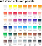 Winsor & Newton Studio Collection Artist Pencils, Colour Pencil Box Set, Set of 50