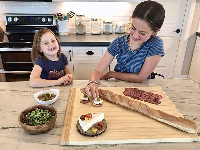 Pureboo Premium Bamboo Pull-out Cutting Board - 8 Different Sizes to Fit Most Standard Slots 13.75"W x 22"D x 3/4"H
