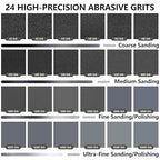7000 Grit Sandpaper, 9 x 11 Inch Wet Dry Sand Paper Hand Abrasive Sanding Sheets for Wood Metal Automotive Sanding and Polishing, Extra Fine - 5 Sheets